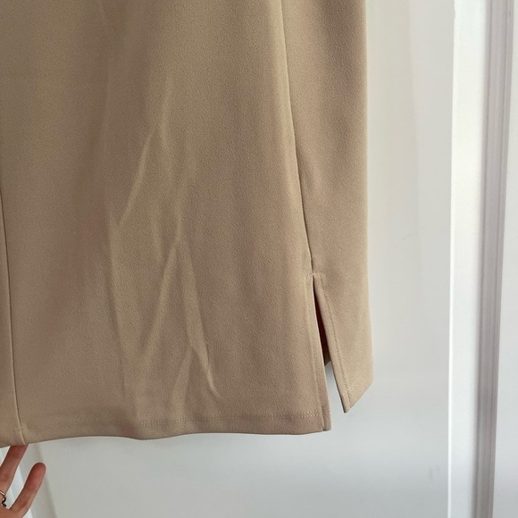 H&M Jersey A-Line Dress Beige - XS - Picture 4 of 5